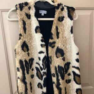 Animal Print Vest